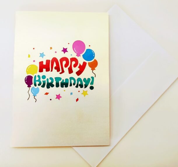 HAPPY BIRTHDAY-carte Pop Up 3D, carte de voeux, carte d'anniversaire chez cartepopup.com